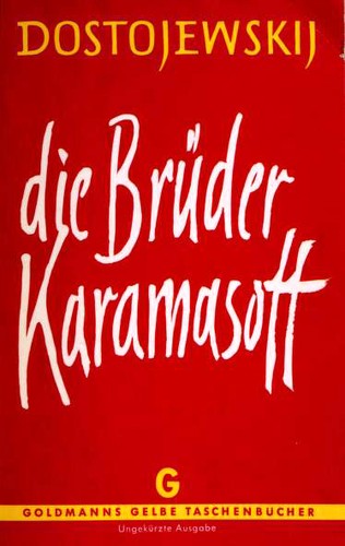 Фёдор Достоевский: Die Brüder Karamasoff (German language, Wilhelm Goldmann Verlag)